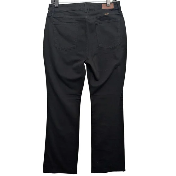 NWT Wrangler Bold Boot Jeans Women 12x32 Black High Rise Stretch 10MT1BTBL - Picture 4 of 14
